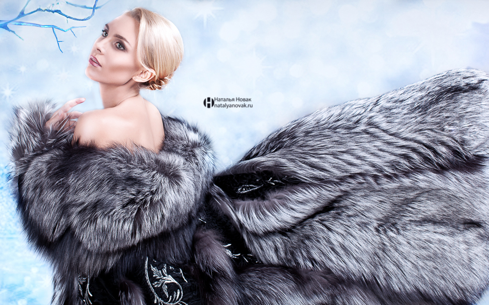 Рекламная фотосессия шубы и меховых изделий для магазина и частных дизайнеров от Натальи Новак
